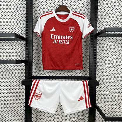 2025/2026 Arsenal Home Football Shirt Kids Size