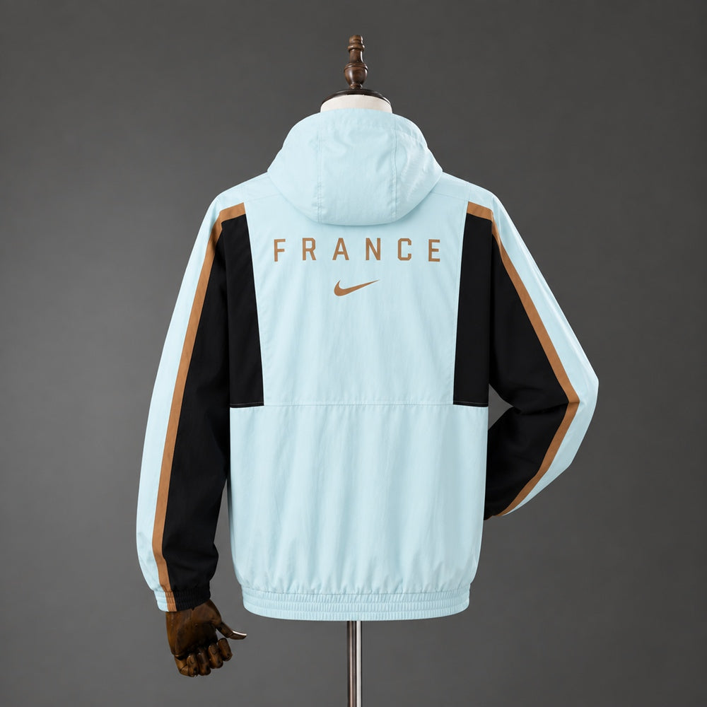 2026/2027  France Jacket Cyan Windbreaker