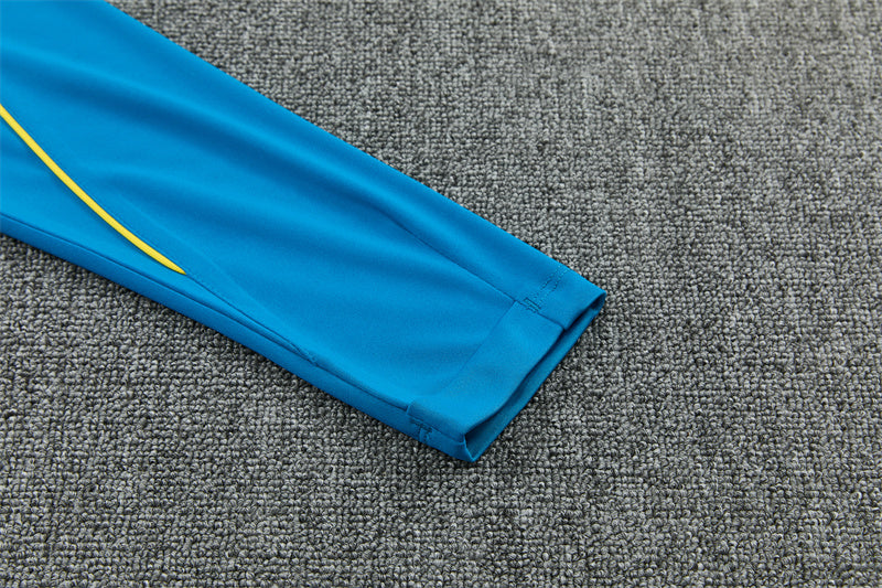 2026/2027 Brazil Blue Half-Pull Tracksuit