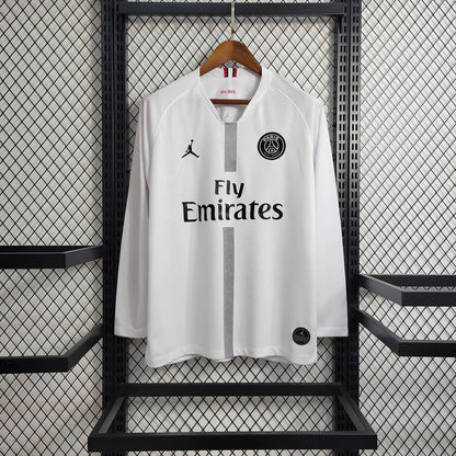 2018/2019 Retro Long Sleeve PSG Paris Saint-Germain Away Football Shirt 1:1 Thai Quality