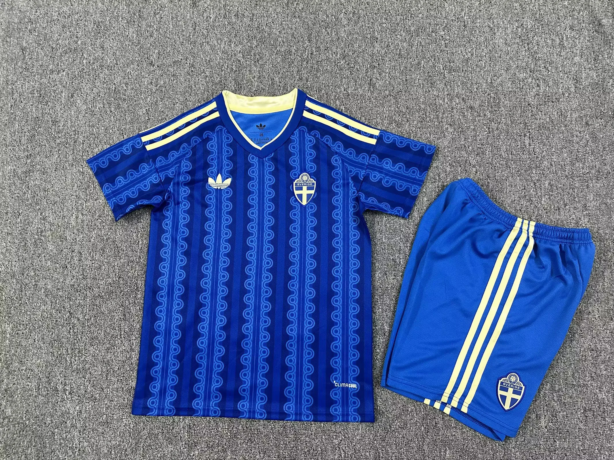 2026 Sweden Away World Cup Football Jersey Kids Size
