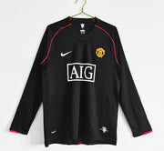 2007/2008 Retro Manchester United long Sleeve Soccer Jersey Third Away 1:1 Thai Quality
