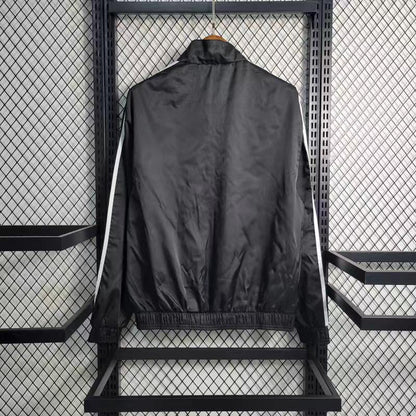 Real Madrid Windbreaker Jacket Black 23/24