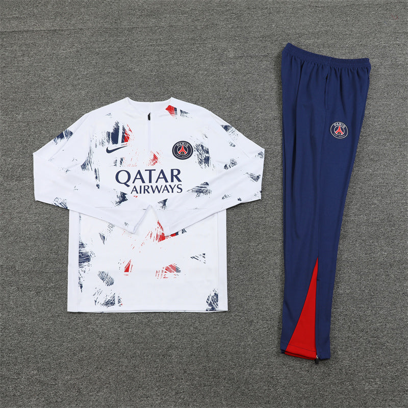 2024/2025 PSG Paris Saint-Germain Parisian Frost Half-Pull Tracksuit