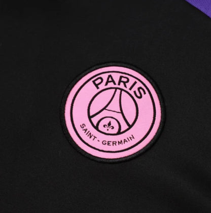 2023/2024 PSG Paris Saint-Germain Purple Half-Pull Tracksuit