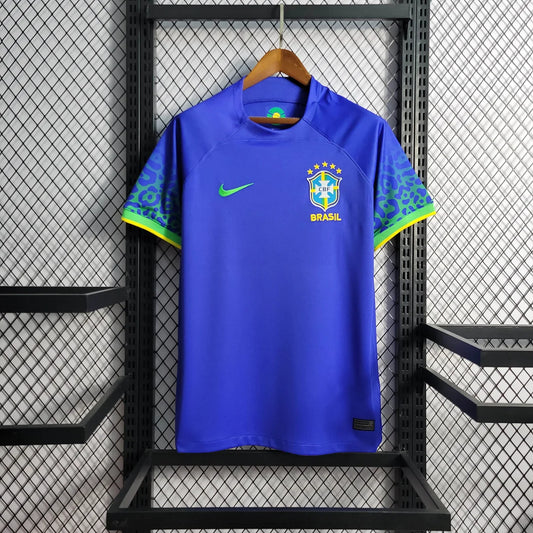 2022 World Cup Brazil Away Soccer Jersey