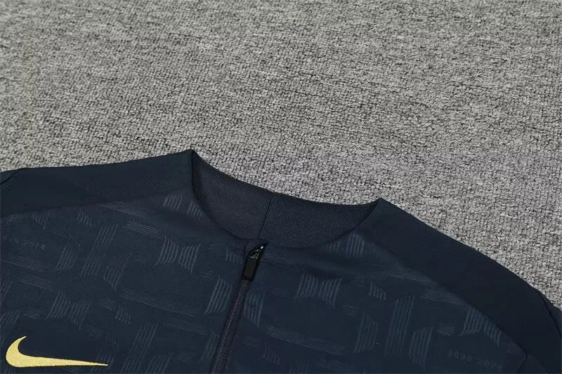 2024/2025 Barcelona Half-Pull Tracksuit Royal blue