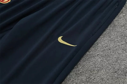 2024/2025 Barcelona Half-Pull Tracksuit Royal blue