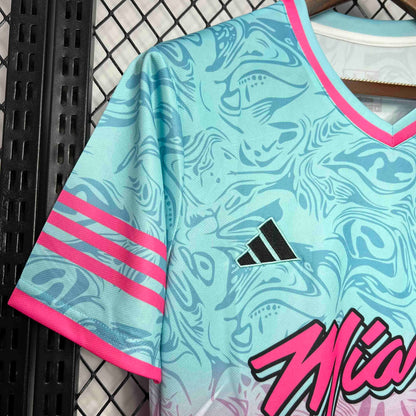 2024/2025 Inter Miami Pink Blue Special Edition Football Shirt