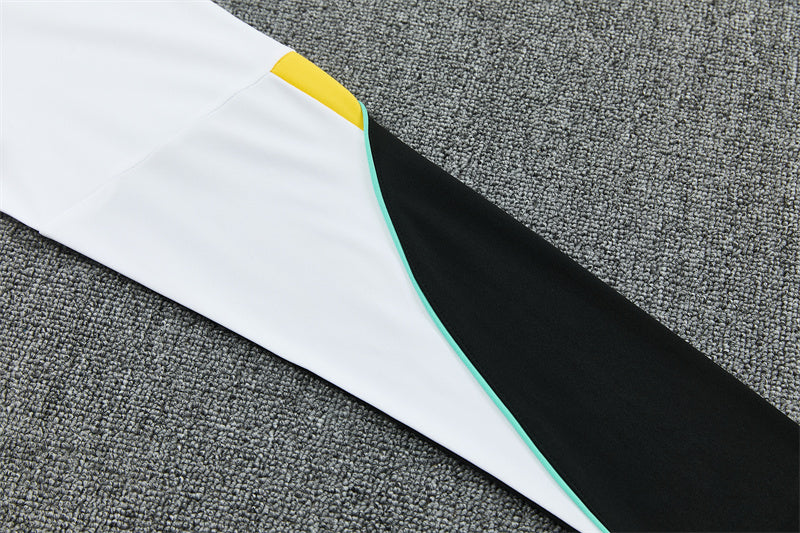 2026/2027 Brazil White Black Half-Pull Tracksuit