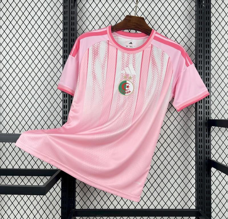 2026 Algeria World Cup Pre-Match Pink Jersey