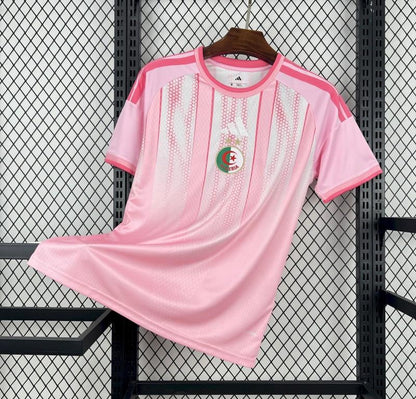 2026 Algeria World Cup Pre-Match Pink Jersey