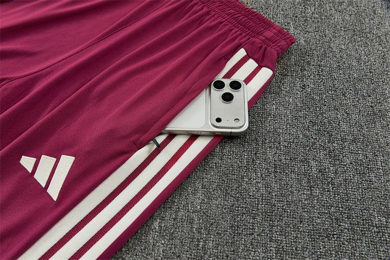 2026/2027 Real Madrid Beige Half-Pull Tracksuit