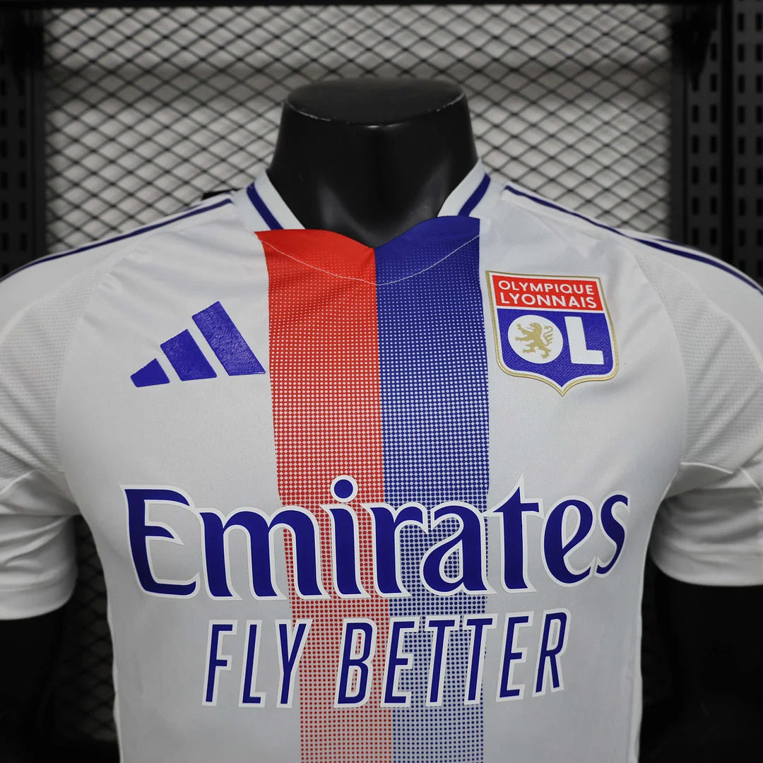 2024/2025 Lyon Home Football Shirt 1:1 Thai Quality - Player Version