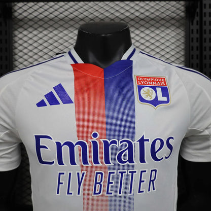 2024/2025 Lyon Home Football Shirt 1:1 Thai Quality - Player Version