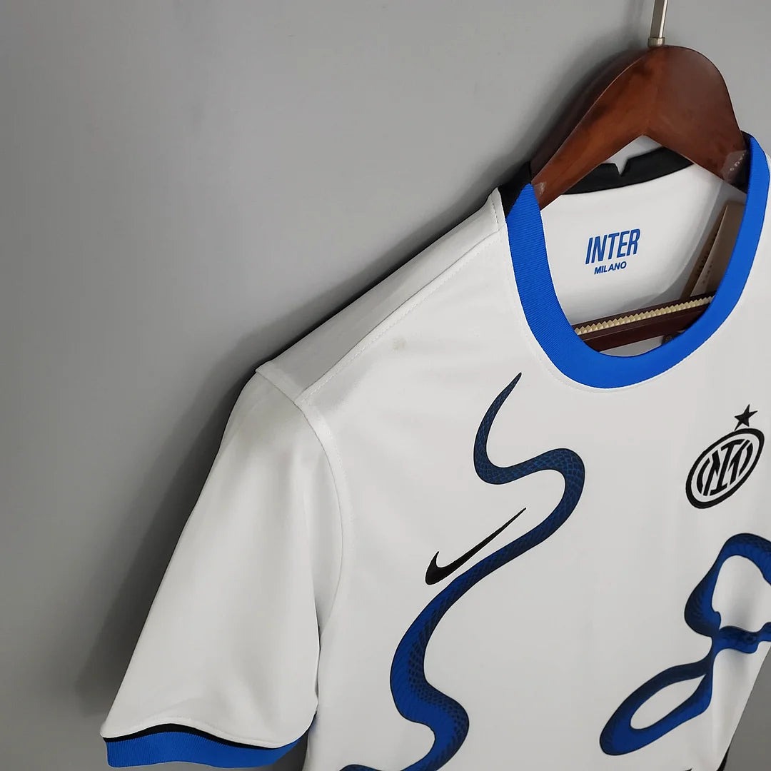 Internazionale Milan Football Jersey White 2021/2022 Retro 1:1 Thai Quality Away