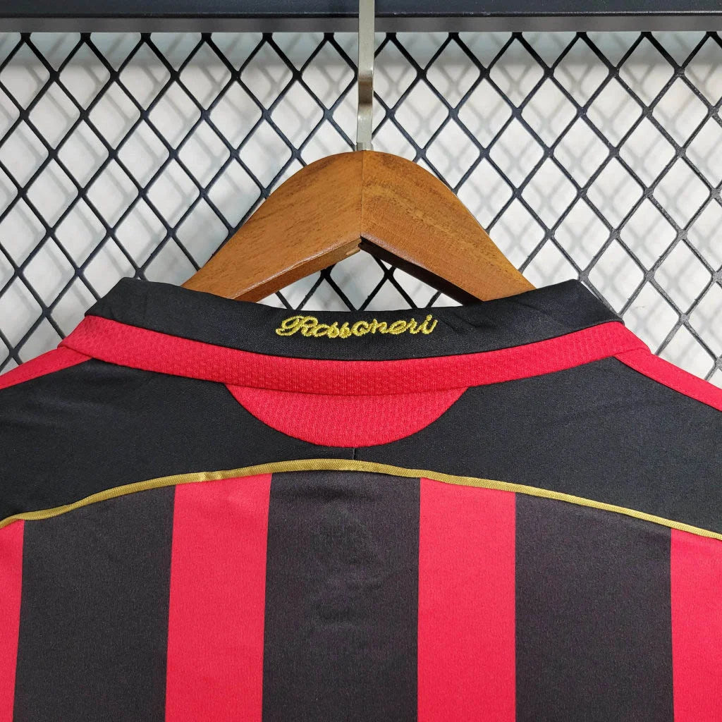 2006/2007 Retro Long Sleeve AC Milan Home Football Shirt 1:1 Thai Quality
