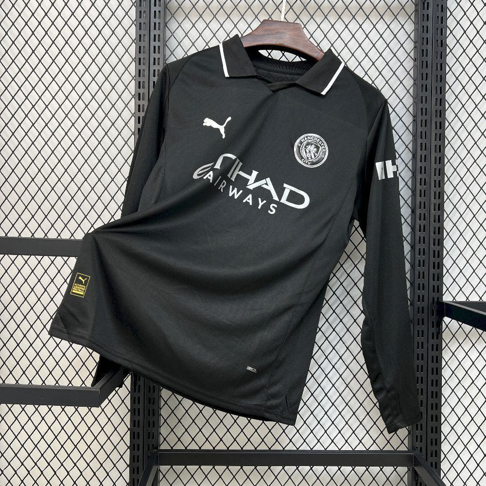 2025/2026  Manchester City Away Long Sleeve Football Shirt