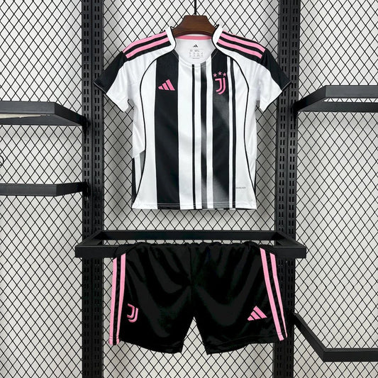 2025/2026 Juventus Home Football Shirt Kids Size