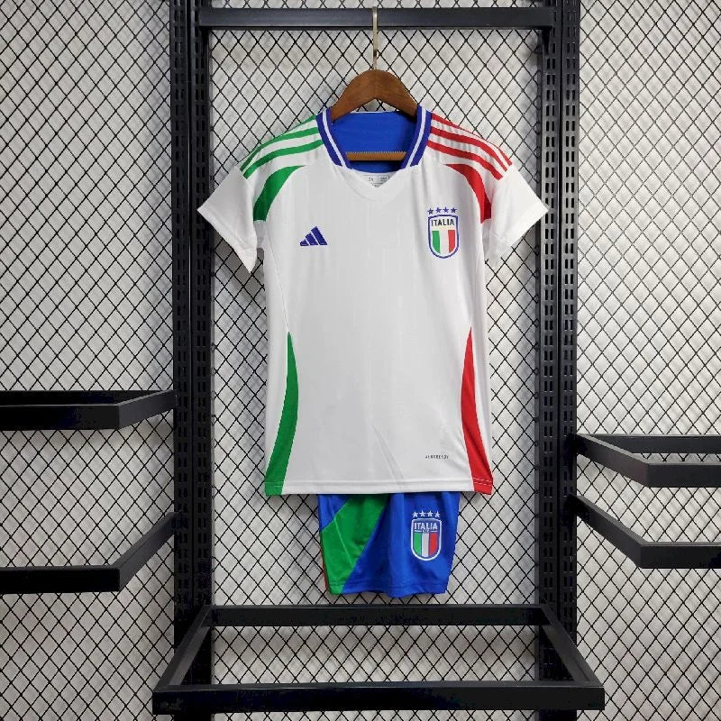 2024 Kids Size Italy Away Soccer Shirt 1:1 Thai Quality