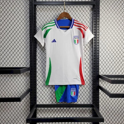 2024 Kids Size Italy Away Soccer Shirt 1:1 Thai Quality