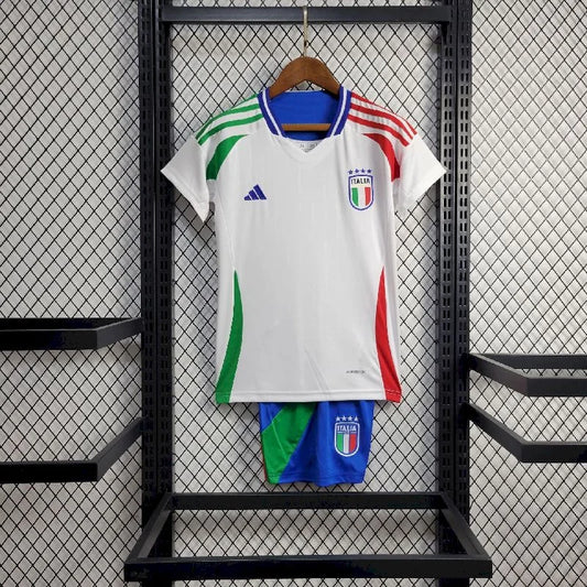 2024 Kids Size Italy Away Soccer Shirt 1:1 Thai Quality