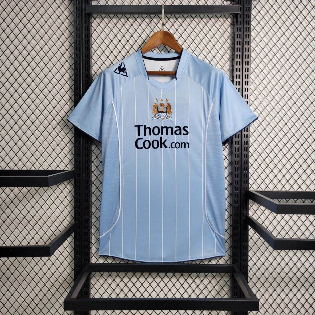 2007/2008 Retro Manchester City Home Football Shirt