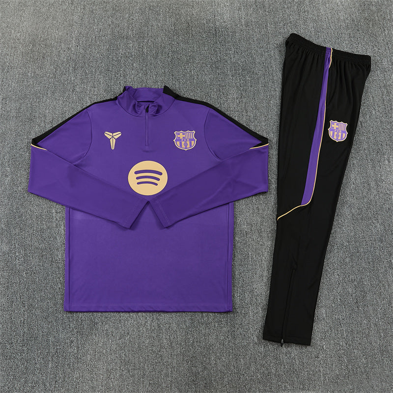 2026/2027 Barcelona Purple Kobe Bryant Half-Pull Tracksuit