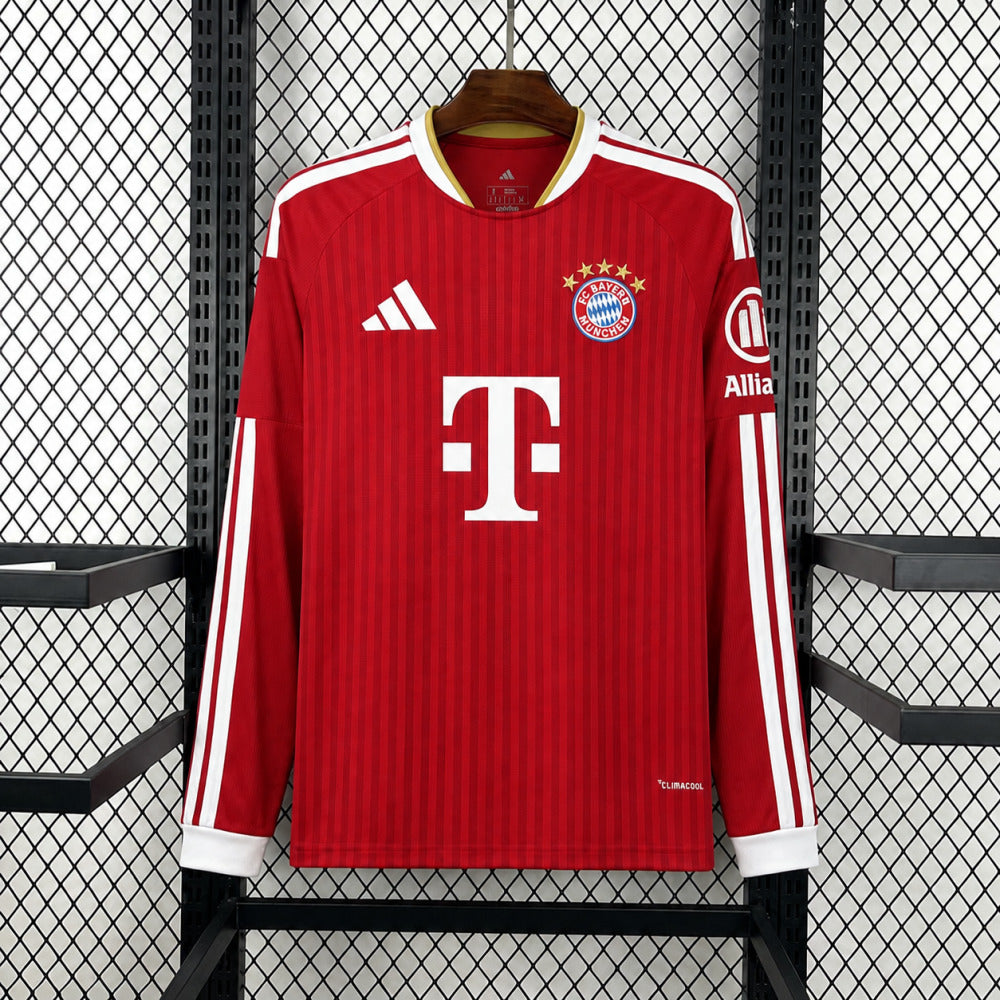 2026/2027 Bayern Munich Home Long Sleeve Football Shirt