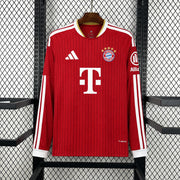 2026/2027 Bayern Munich Home Long Sleeve Football Shirt