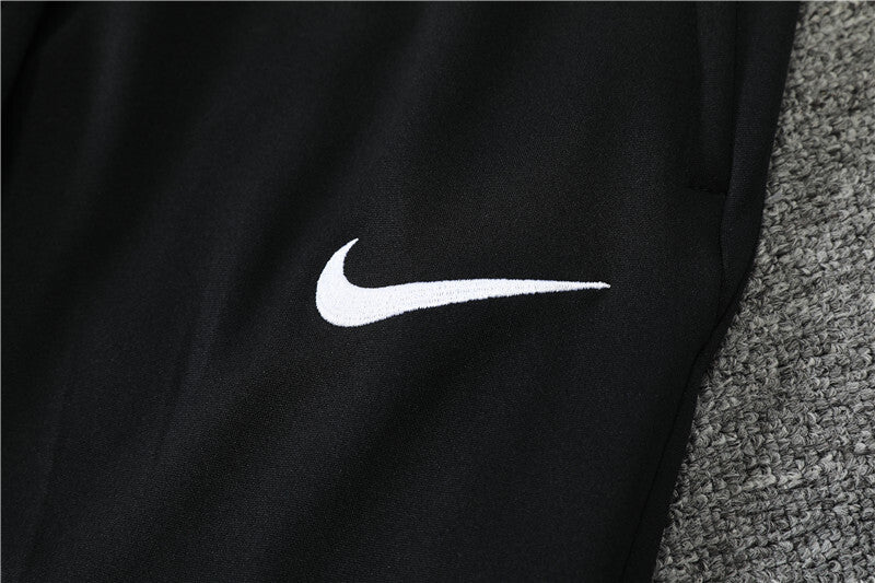 2022/2023 PSG Paris Saint-Germain Full Black Half-Pull Tracksuit