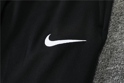 2022/2023 PSG Paris Saint-Germain Full Black Half-Pull Tracksuit