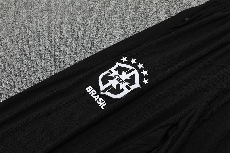 2025/2026 Brazil Orange Half-Pull Tracksuit