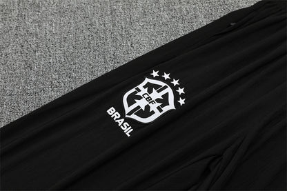 2025/2026 Brazil Orange Half-Pull Tracksuit