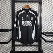2006/2007 Retro Long Sleeve Real Madrid Away Football Shirt