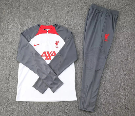 2023/2024 Liverpool Half-Pull Tracksuit Grey 1:1 Thai Quality