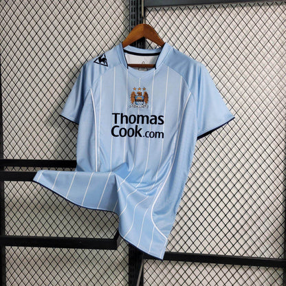 2007/2008 Retro Manchester City Home Football Shirt