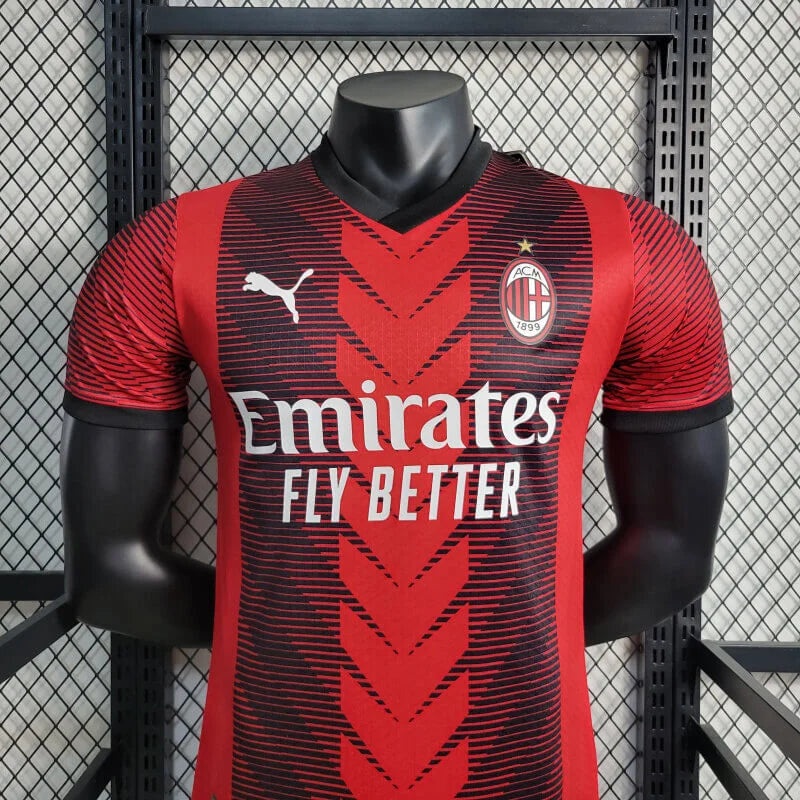 2023/2024 AC Milan Home Soccer Jersey 1:1 Thai Quality - Player Version
