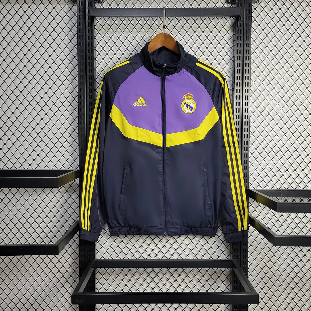 2025/2026 Real Madrid Jacket Yellow Windbreaker