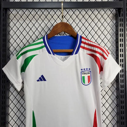 2024 Kids Size Italy Away Soccer Shirt 1:1 Thai Quality