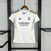 Womens 2025/2026 Real Madrid Home Football Shirt