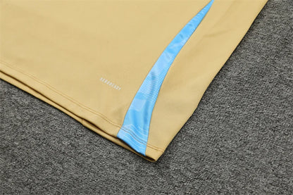 2024/2025 Argentina Half-Pull Tracksuit Gold