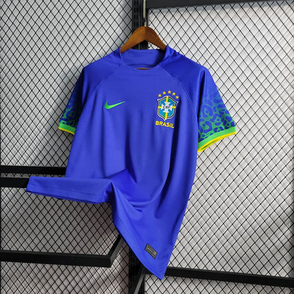 2022 World Cup Brazil Away Soccer Jersey