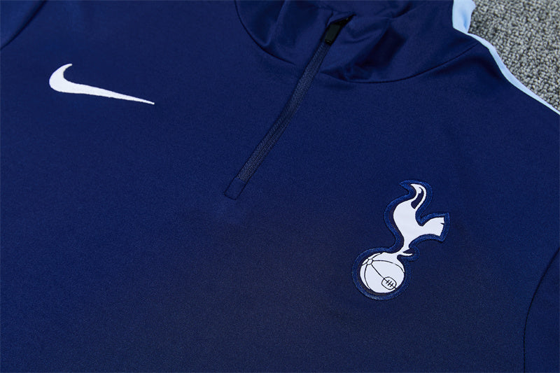 2026/2027 Tottenham Navy Blue Half-Pull Tracksuit