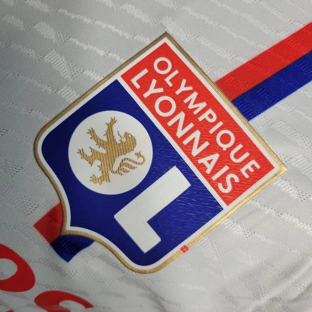 2023/2024 Lyon Home Football Shirt - Player Version