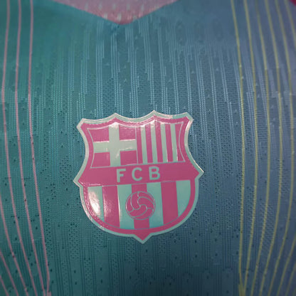 2025/2026 Player Version Barcelona Concept Pink Blue Gradient Football Shirt