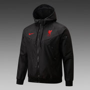 2024/2025 Liverpool Windbreaker Black Soccer Jersey 1:1 Thai Quality