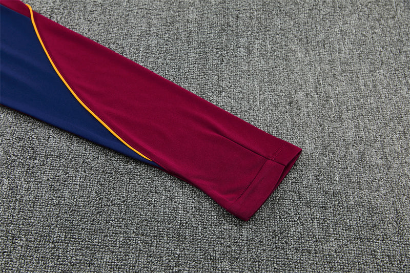 2026/2027 Barcelona Red Half-Pull Tracksuit