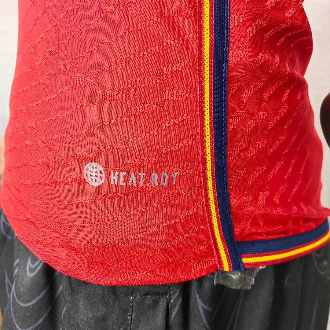 2022 FIFA World Cup Spain Home Soccer Shirt - Player Version