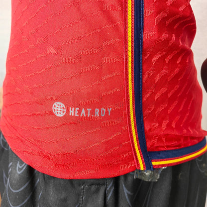 2022 FIFA World Cup Spain Home Soccer Shirt - Player Version